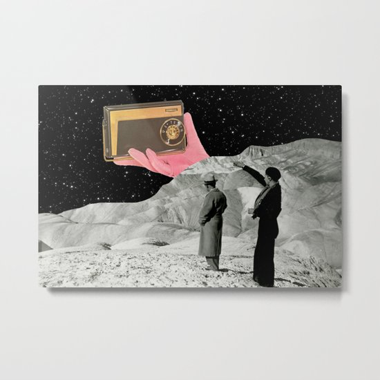 Look ! Metal Print