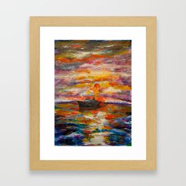 Sail Away Framed Art Print