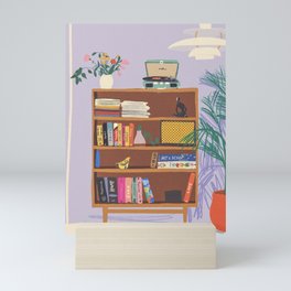My library Mini Art Print