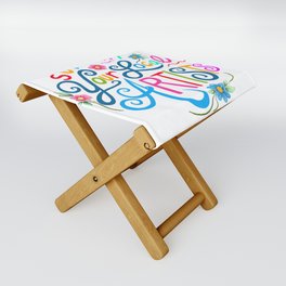 Support Your Local Artists Folding Stool