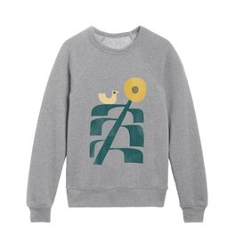 Giant sunflower Kids Crewneck