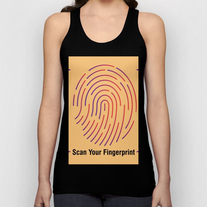 scan you fingerprint Tank Top