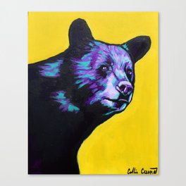 "Black Bear" Canvas Print