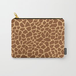 Dark Giraffe Animal Pattern Carry-All Pouch