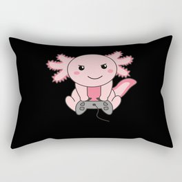 Gamesolotl Funny Axolotl Word Game For Gamers Rectangular Pillow