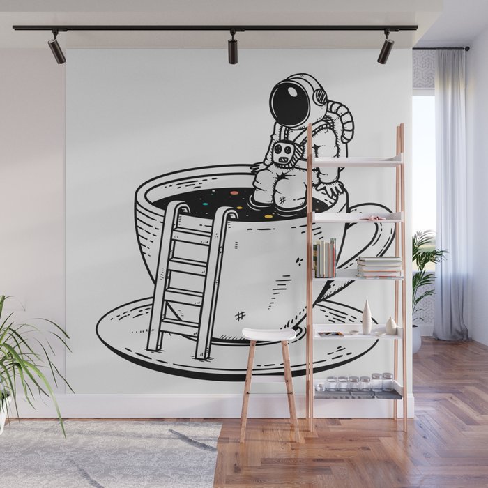 Black space Wall Mural