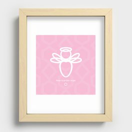 Rose Guardian Angel Recessed Framed Print