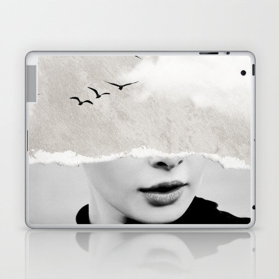 minimal collage /silence Laptop & iPad Skin