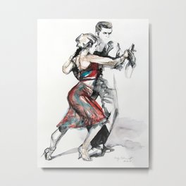 Tango Couple 5 Metal Print