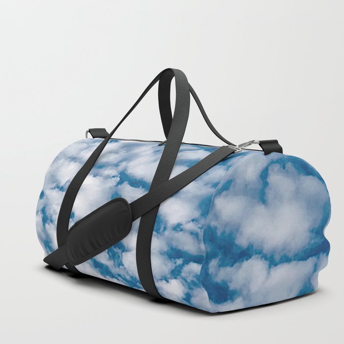 White Cloud with Blue Sky Fresh Duffle Bag by Buzzzzz8484