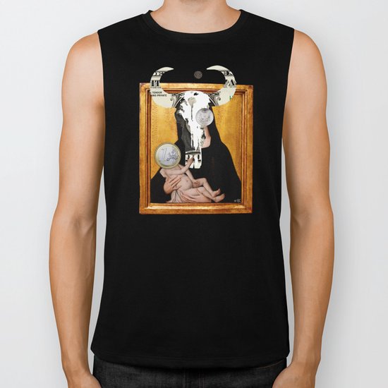The Painting Collection Holy Child Collage Biker Tank