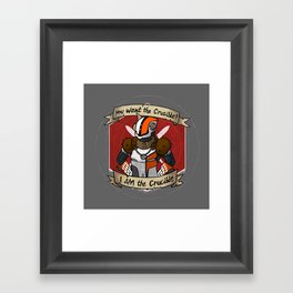 Lord Shaxx is the Crucible Framed Art Print