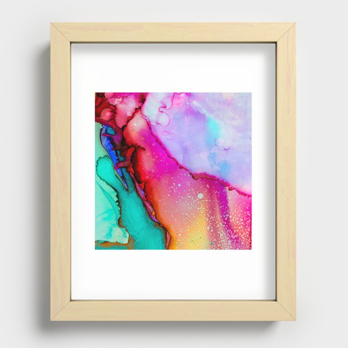 Colorful Secret Recessed Framed Print
