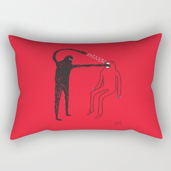 Mouth Rectangular Pillow