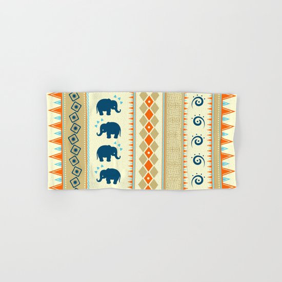 Ethnic Pattern Hand & Bath Towel