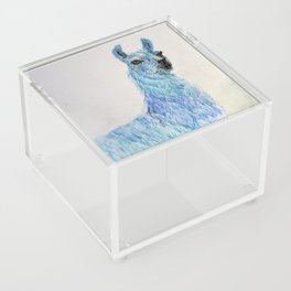 Blue llama Acrylic Box