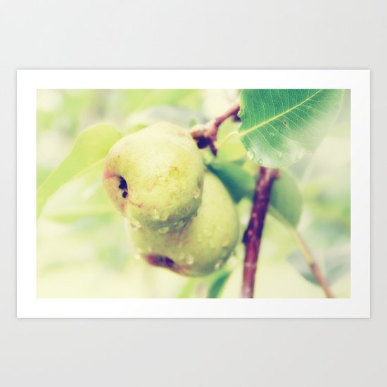 Juicy Snack Art Print
