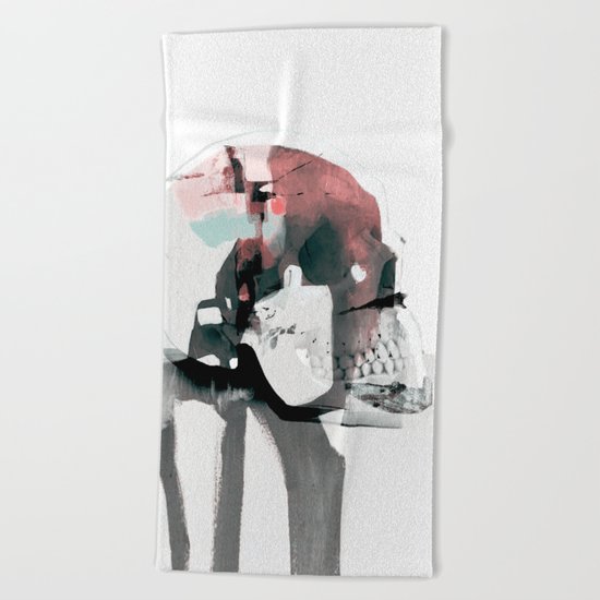 SKULL 8 Beach Towel