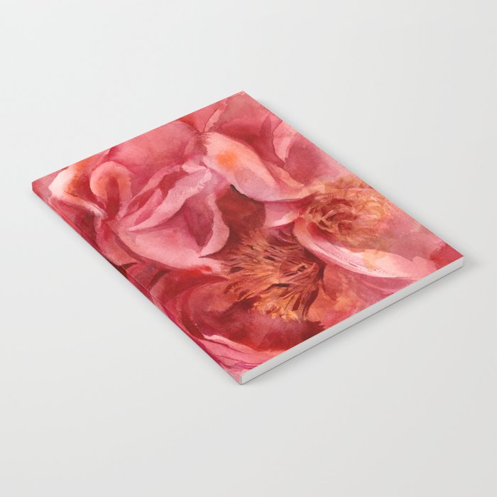 Peony, detail Notebook