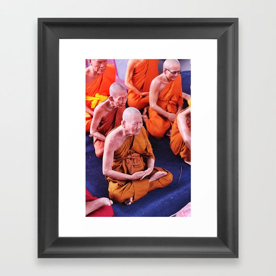 ORANGE Framed Art Print