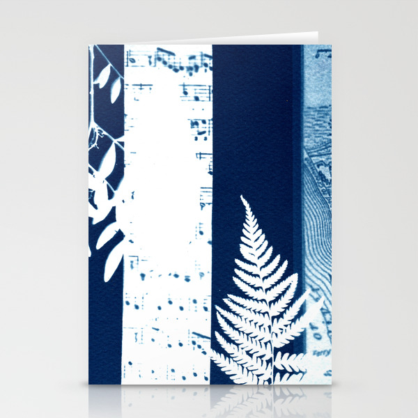 Traveller S Dream Collage Blue Print Cyanotype Print Wall Art