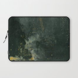 Nocturne In Black And Gold The Falling Rocket By James Mcneill Whistler Laptop Sleeve