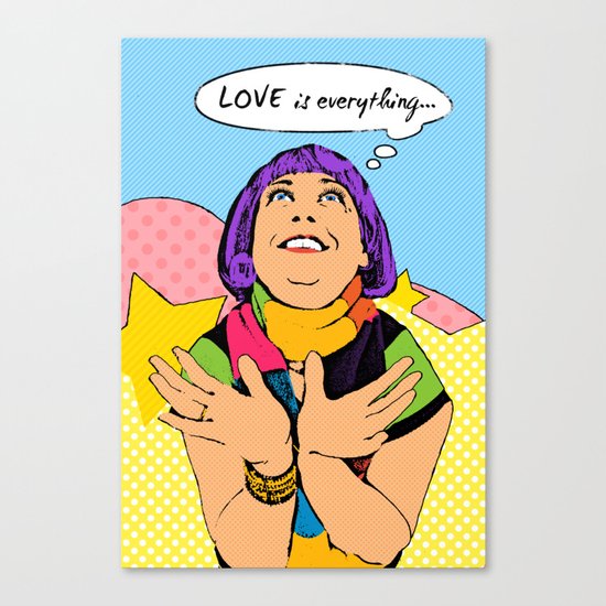 Pop Art Diva I Canvas Print