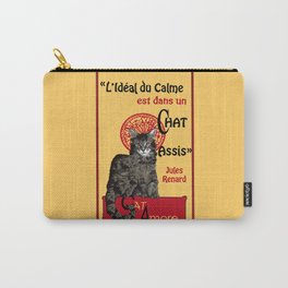 Cat - Le Chat noir - Citation - Quote - main coon - Paris - cabaret - Montmartre - caricature  Carry-All Pouch