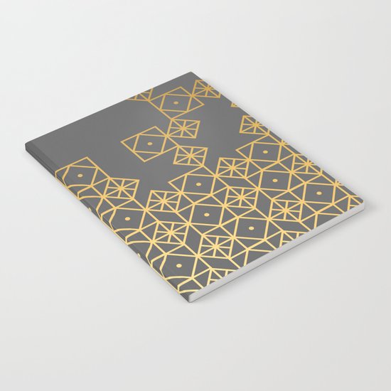 Geometric Gold Notebook