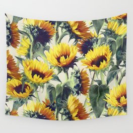 Sunflowers Forever Wall Tapestry