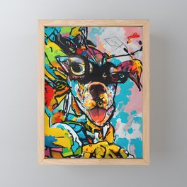 The Graffiti Art of Cartoon Doctor Dog and Wise Framed Mini Art Print