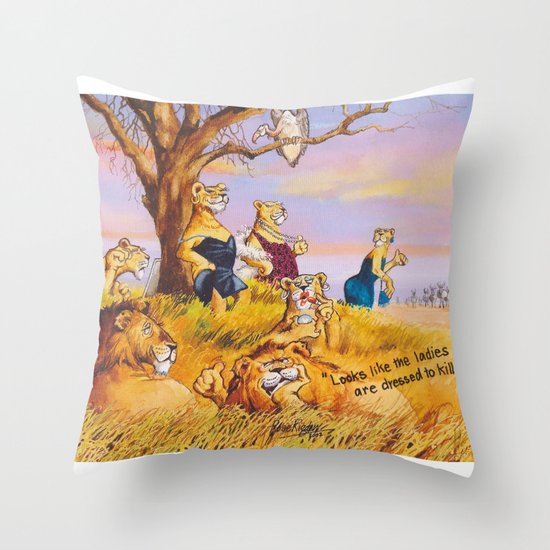 natural born killers Throw Pillow