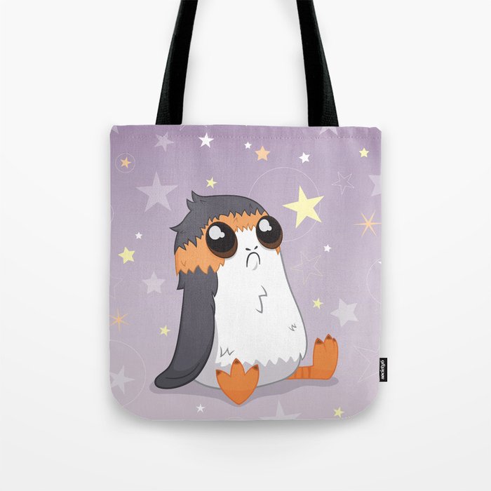 Space Puffin Cutie Tote Bag