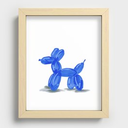 Balloon dog Recessed Framed Print