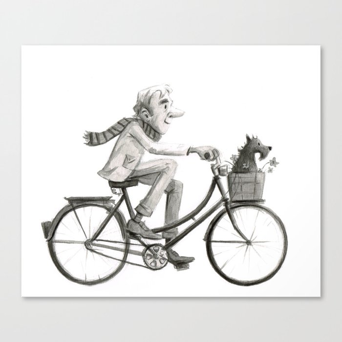 The Bike Ride Canvas Print
