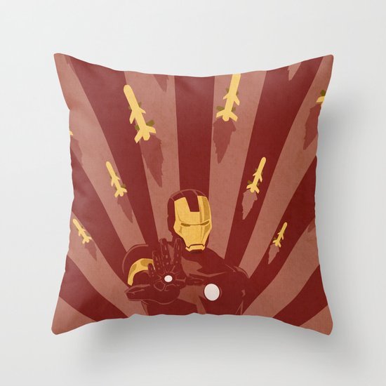 The Playboy Philanthropist Throw Pillow