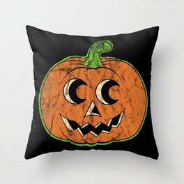 Vintage Pumpkin Throw Pillow