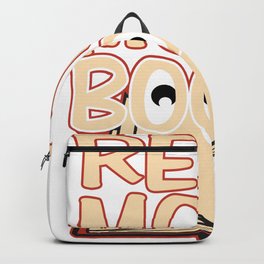 Reading book gift bookworm library books Backpack