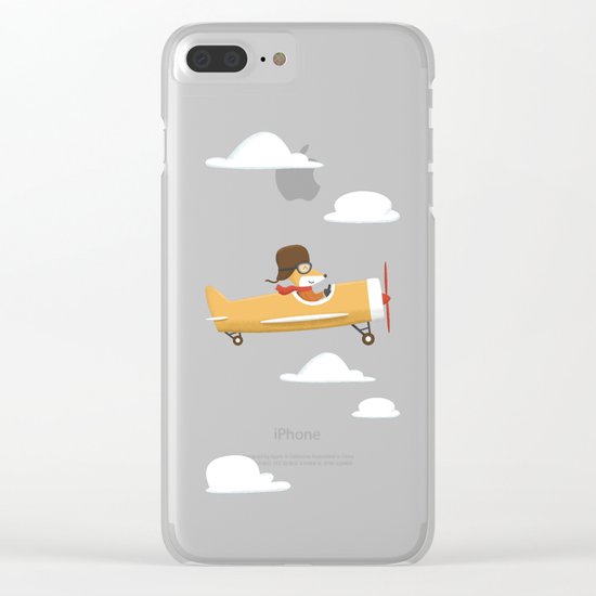 Mr. Fox is Flying Clear iPhone Case