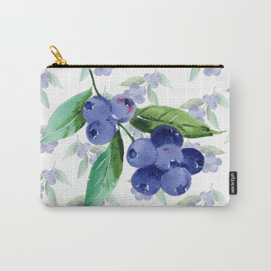 blueberries Carry-All Pouch
