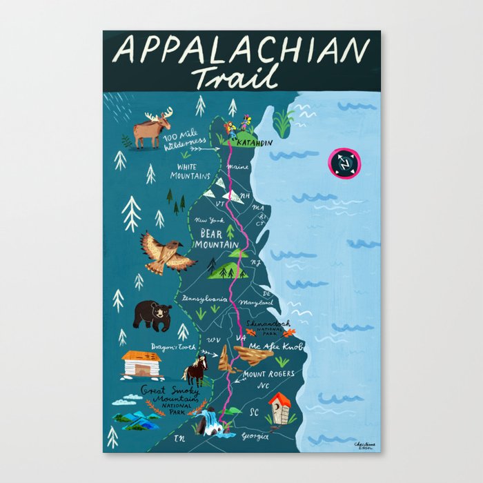 Appalachian Trail Canvas Print