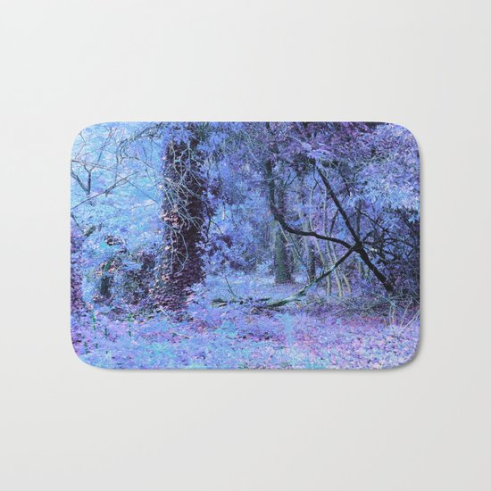 Periwinkle Tree Landscape Bath Mat