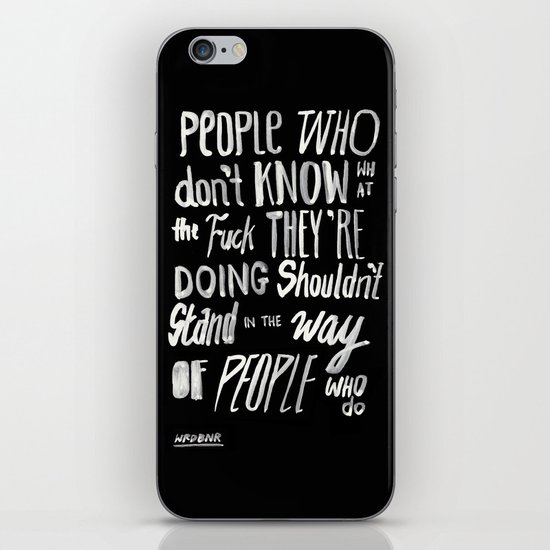 PEOPLE iPhone & iPod Skin