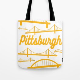 Pittsburgh Bridges Collage Art Gifts Tote Bag