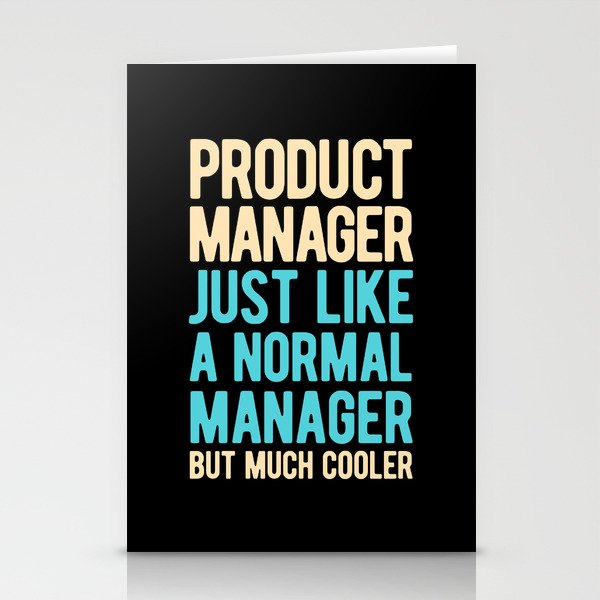 Funny Product Manager Stationery Cards