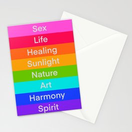 Original Pride Flag Graphic Stationery Cards