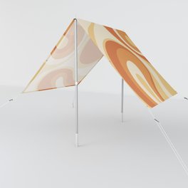 Psychedelic Retro Abstract Design in Orange, Yellow and Cream Sun Shade