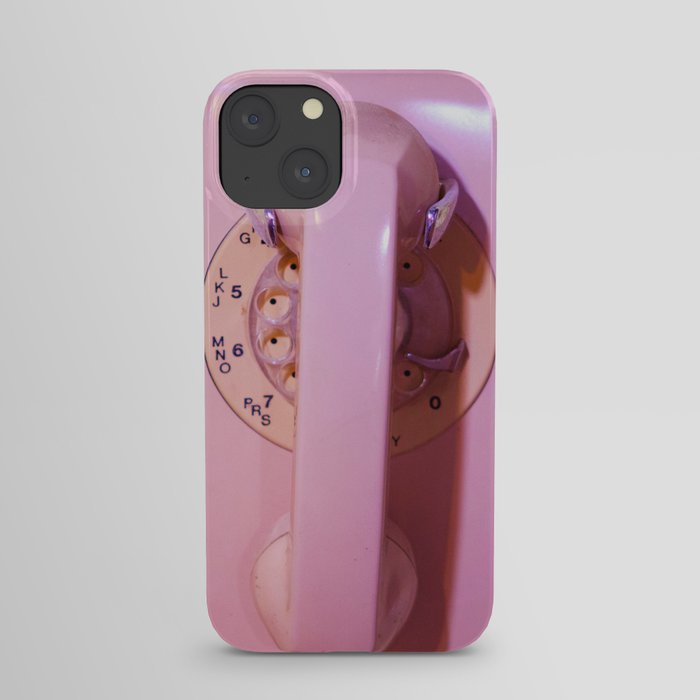 Pink Phone iPhone Case