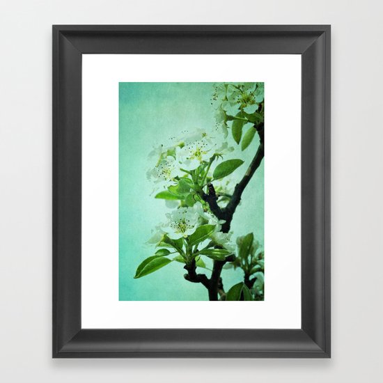 under the pear tree Framed Art Print