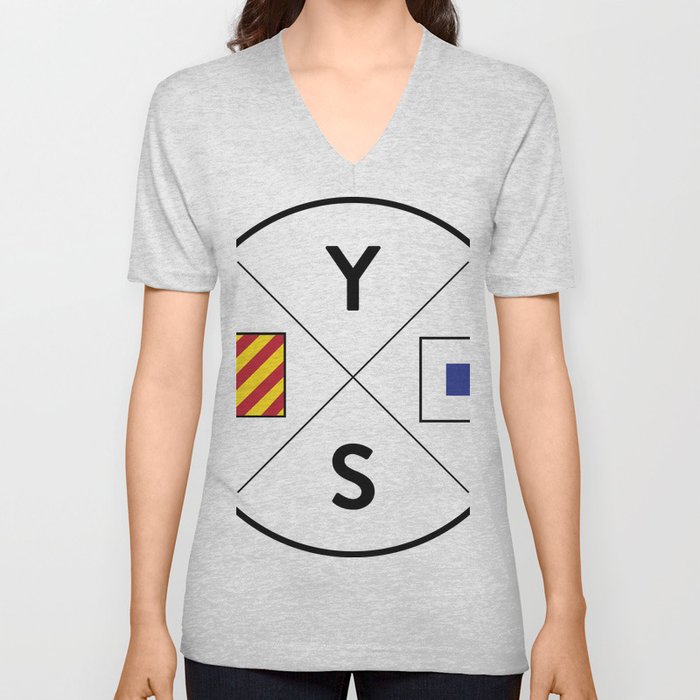 Young Salts Logo - Color V Neck T Shirt